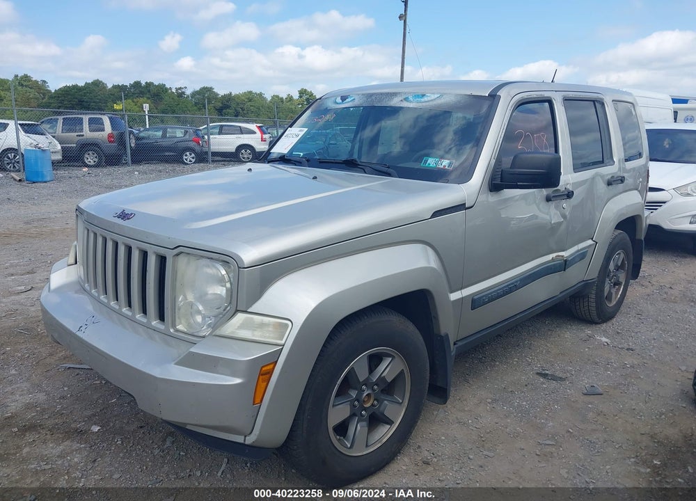2008 JEEP LIBERTY SPORT VIN: 1J8GN28K88W265705