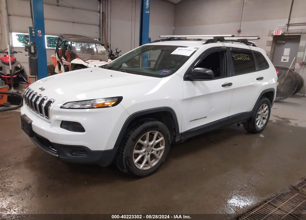 2016 JEEP CHEROKEE SPORT VIN: 1C4PJMAB7GW251172