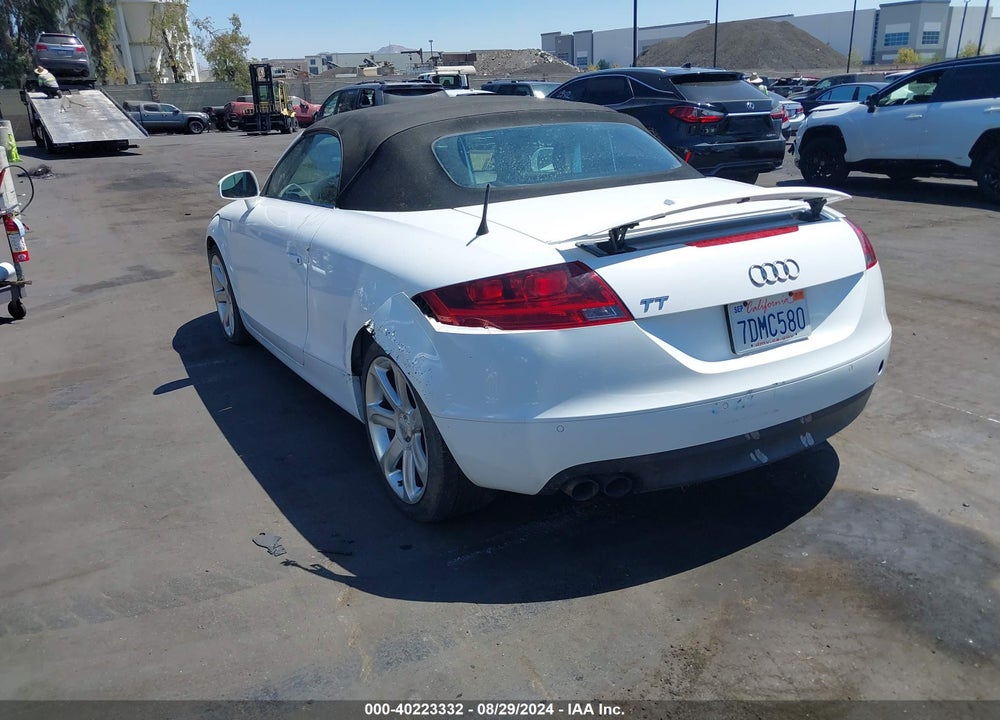2009 AUDI TT 2.0T VIN: TRUYF38J491007658