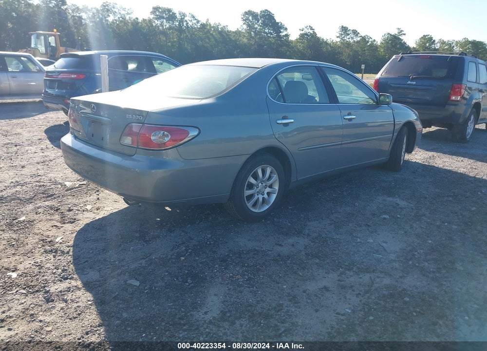 2004 LEXUS ES 330 VIN: JTHBA30G240006374