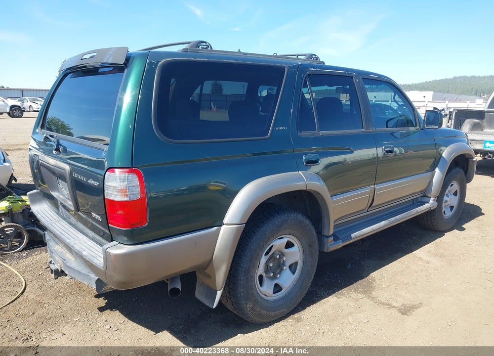 1999 TOYOTA 4RUNNER LIMITED V6 VIN: JT3HN87R9X0221442