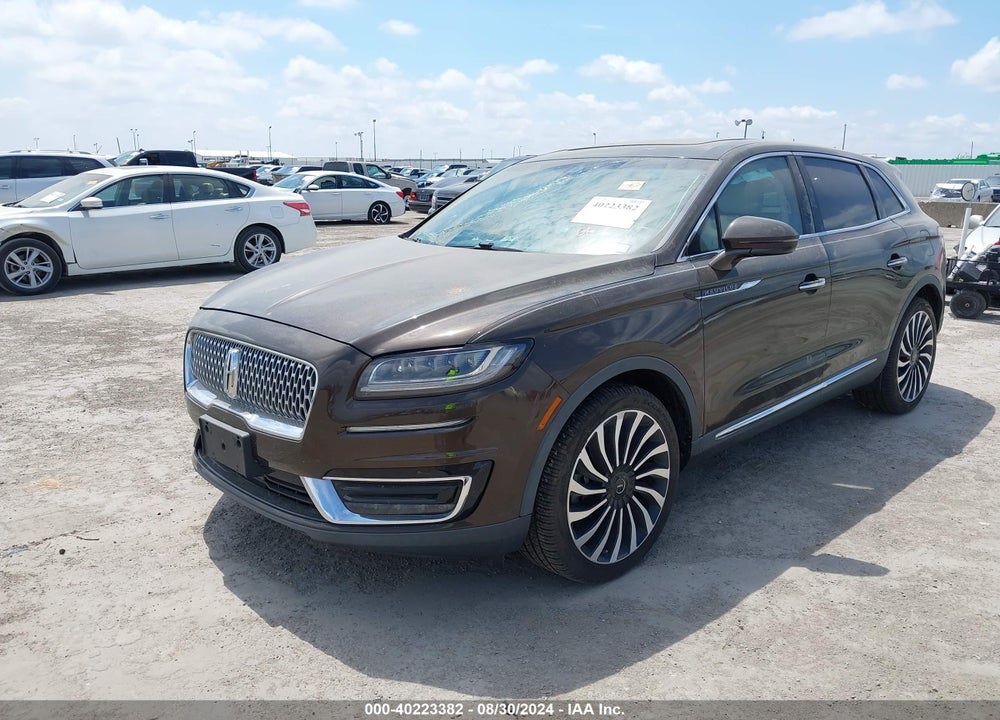 2019 LINCOLN NAUTILUS BLACK LABEL VIN: 2LMPJ9JP8KBL40493