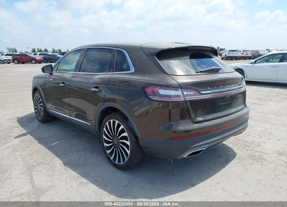 2019 LINCOLN NAUTILUS BLACK LABEL VIN: 2LMPJ9JP8KBL40493