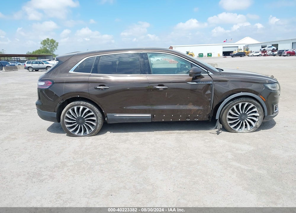 2019 LINCOLN NAUTILUS BLACK LABEL VIN: 2LMPJ9JP8KBL40493