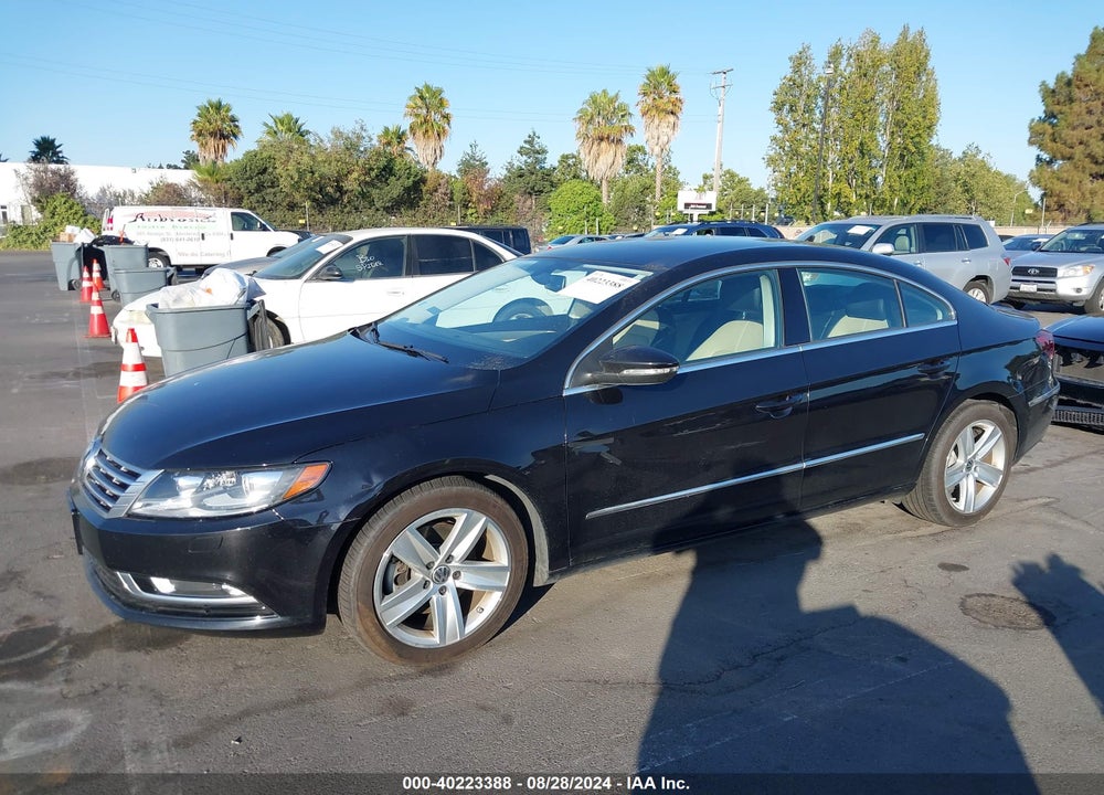 2013 VOLKSWAGEN CC 2.0T SPORT VIN: WVWBP7AN1DE513340