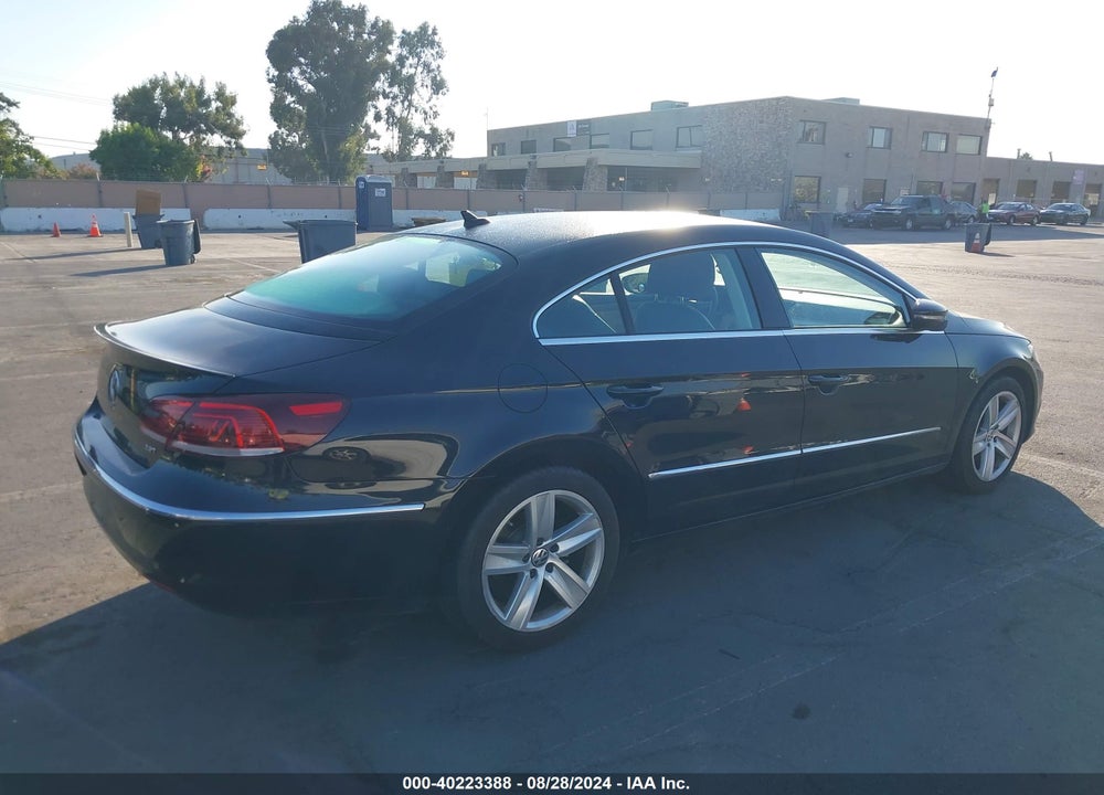 2013 VOLKSWAGEN CC 2.0T SPORT VIN: WVWBP7AN1DE513340