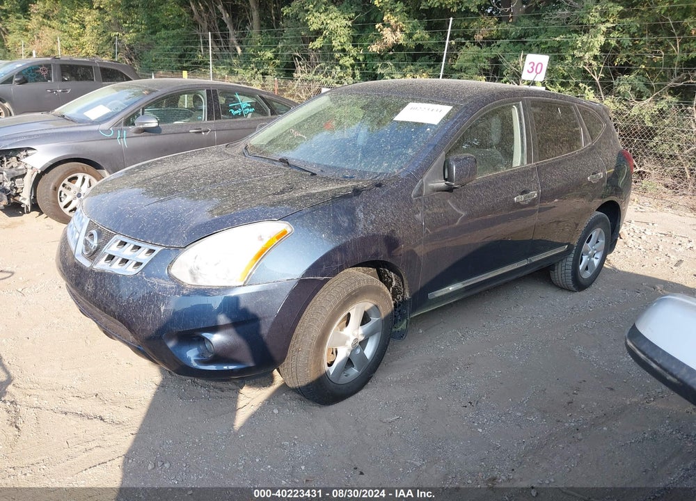 2013 NISSAN ROGUE S VIN: JN8AS5MV6DW660519