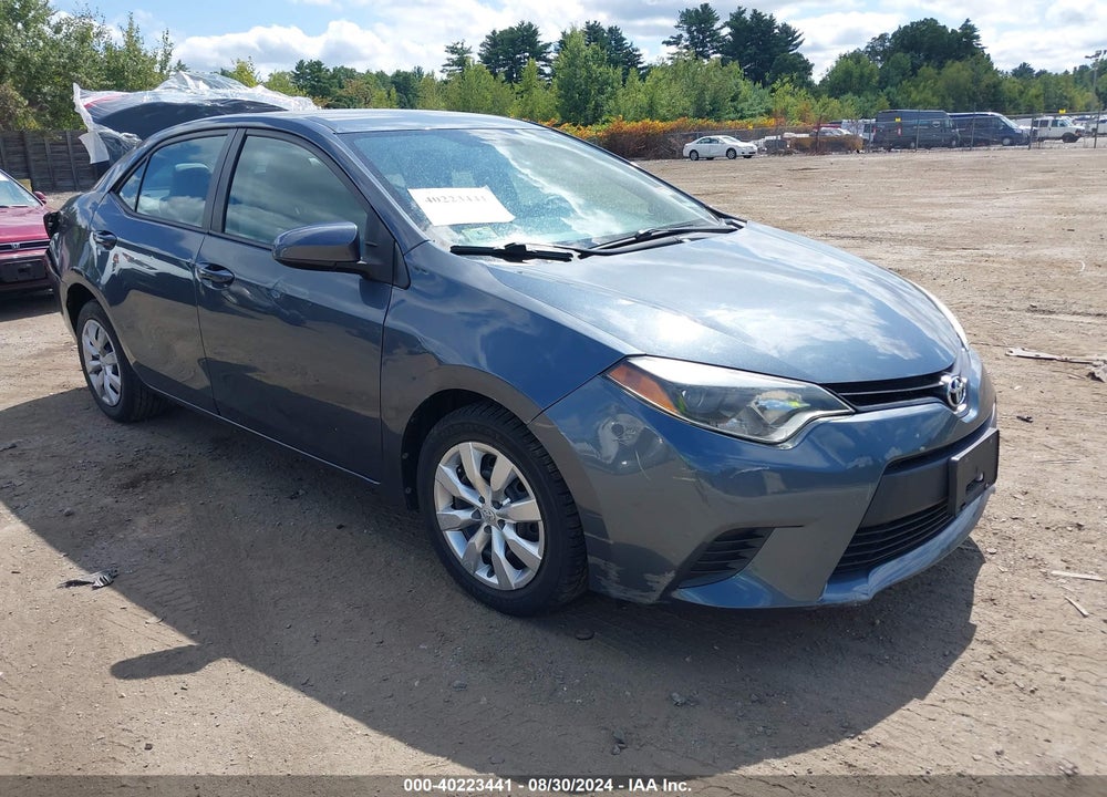 2014 TOYOTA COROLLA LE VIN: 2T1BURHEXEC182823