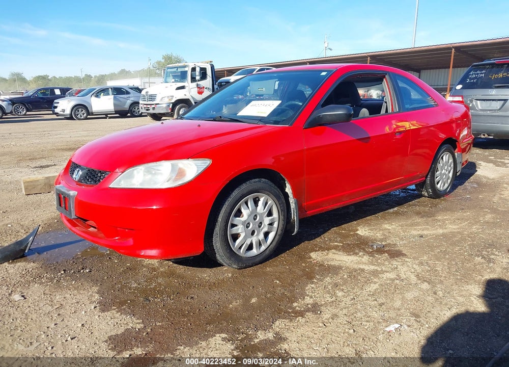 2005 HONDA CIVIC LX VIN: 1HGEM22535L022287