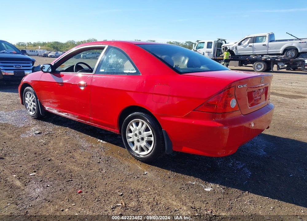 2005 HONDA CIVIC LX VIN: 1HGEM22535L022287