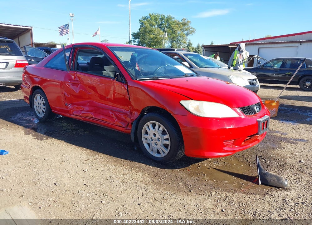2005 HONDA CIVIC LX VIN: 1HGEM22535L022287