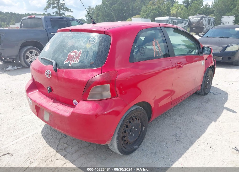 2008 TOYOTA YARIS VIN: JTDJT923085153340