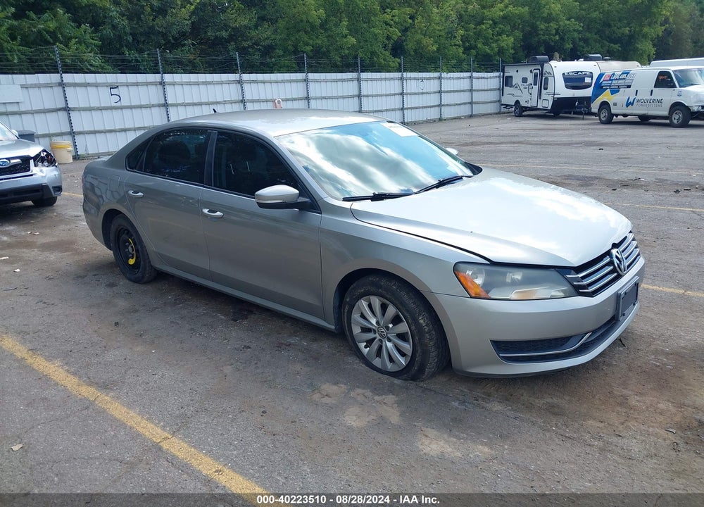 2012 VOLKSWAGEN PASSAT 2.5L S VIN: 1VWAP7A33CC106072