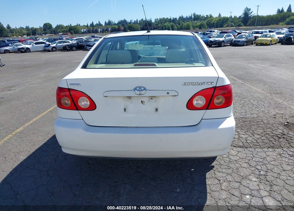 2008 TOYOTA COROLLA CE VIN: 1NXBR32EX8Z016330