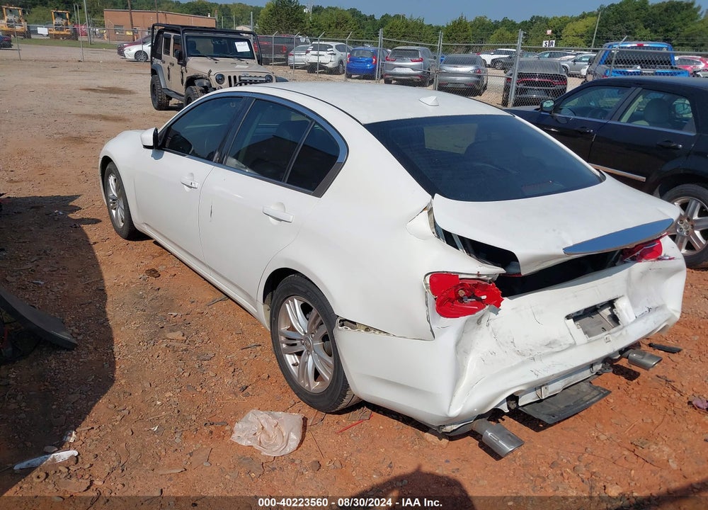 2011 INFINITI G37 JOURNEY VIN: JN1CV6AP6BM503737