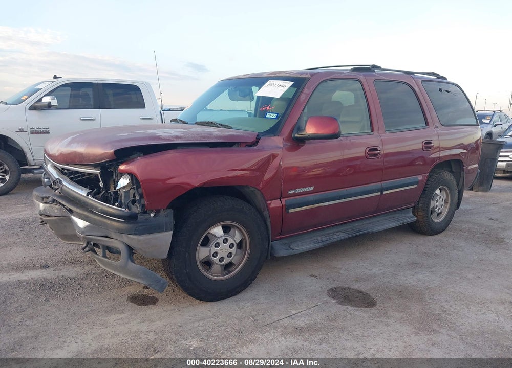 2001 CHEVROLET TAHOE LT VIN: 1GNEK13T81J128761