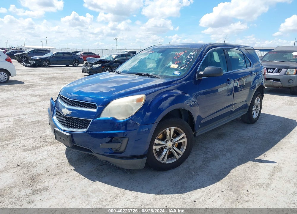 2010 CHEVROLET EQUINOX LS VIN: 2CNALBEW6A6218940