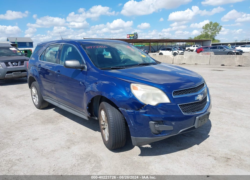 2010 CHEVROLET EQUINOX LS VIN: 2CNALBEW6A6218940