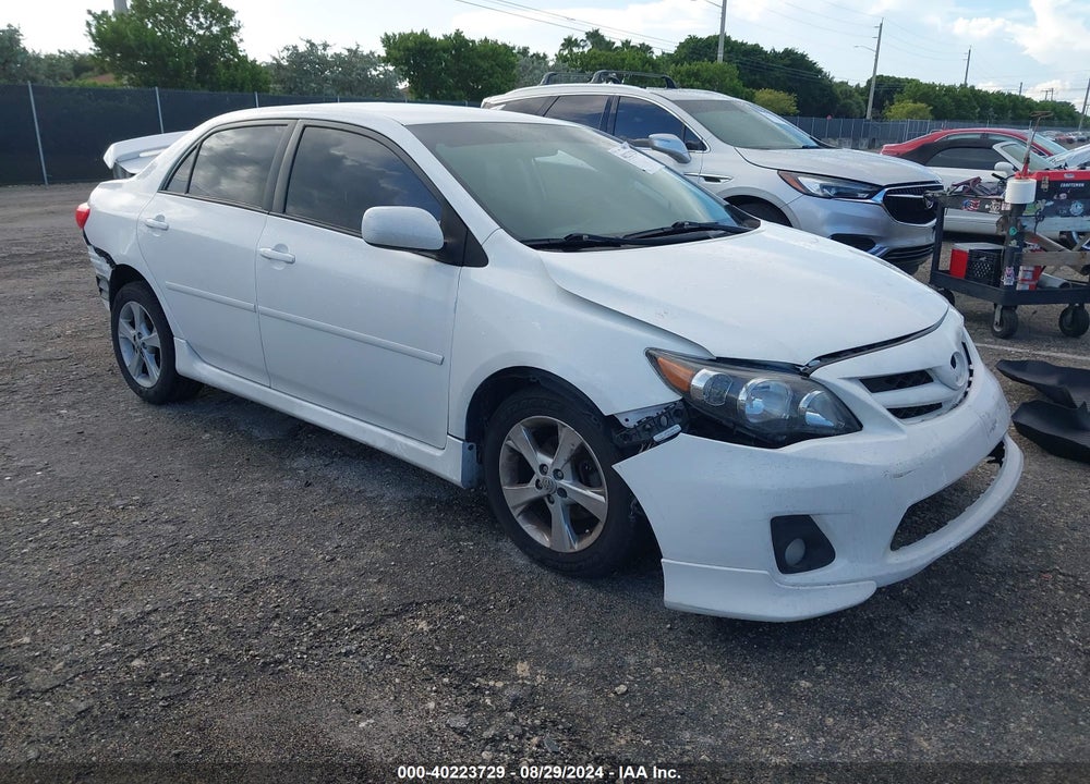 2011 TOYOTA COROLLA S VIN: 2T1BU4EE7BC643124