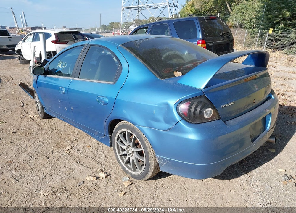 2005 DODGE SRT4 VIN: 1B3ES66S55D194960