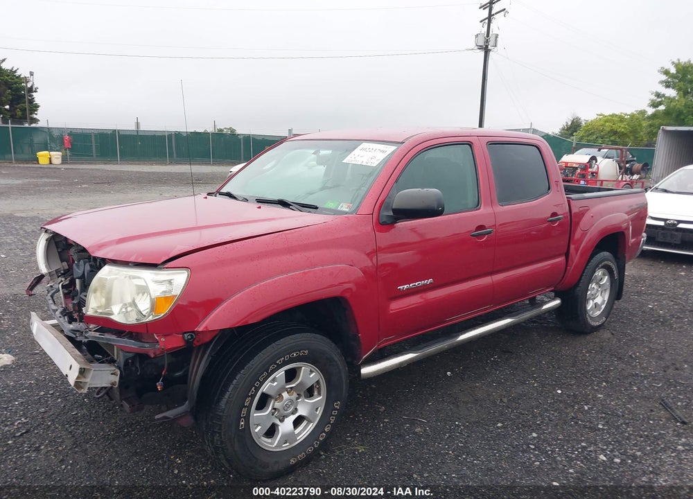 2008 TOYOTA TACOMA PRERUNNER V6 VIN: 5TEJU62N48Z473075