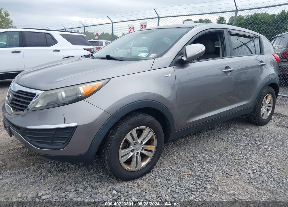 2011 KIA SPORTAGE LX VIN: KNDPBCA25B7022208