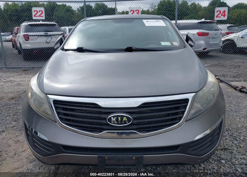 2011 KIA SPORTAGE LX VIN: KNDPBCA25B7022208
