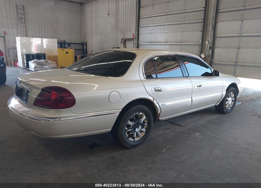 2001 LINCOLN CONTINENTAL VIN: 1LNHM97V91Y645757