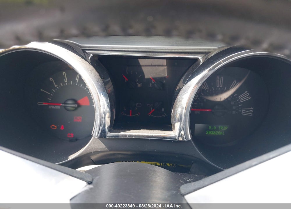 2006 FORD MUSTANG V6 VIN: 1ZVFT80N565106092