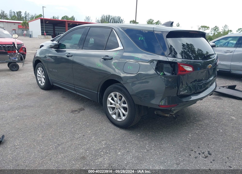 2020 CHEVROLET EQUINOX FWD LT 1.5L TURBO VIN: 3GNAXKEV2LL267512