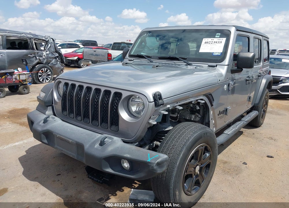 2021 JEEP WRANGLER UNLIMITED SPORT S 4X4 VIN: 1C4HJXDN7MW743580