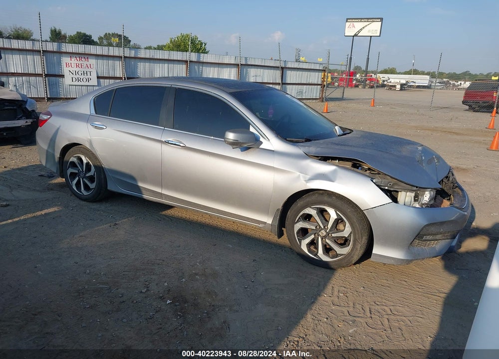 2016 HONDA ACCORD EX-L VIN: 1HGCR2F84GA105982