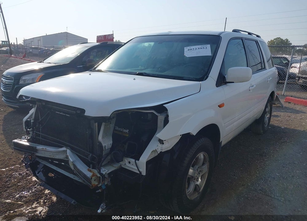 2007 HONDA PILOT EX-L VIN: 5FNYF28567B043265