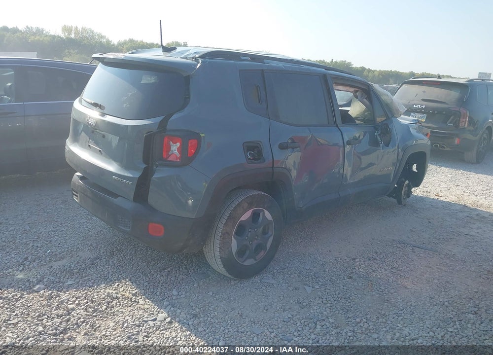 2017 JEEP RENEGADE SPORT 4X4 VIN: ZACCJBAB3HPF38512