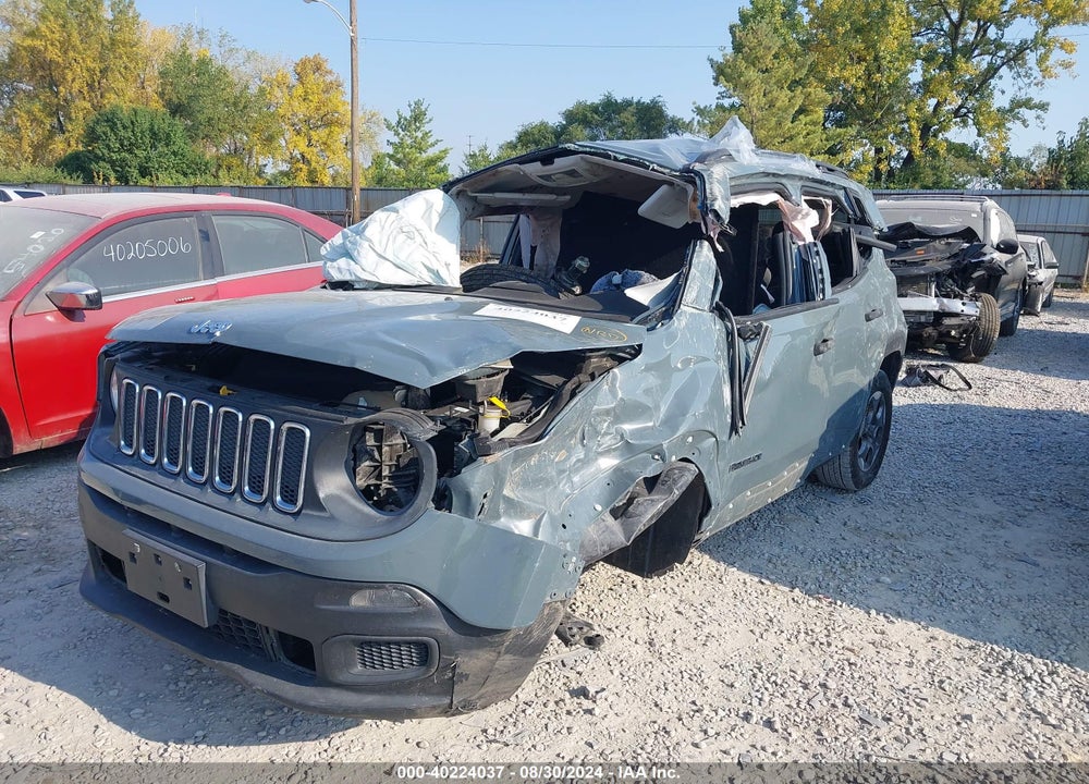 2017 JEEP RENEGADE SPORT 4X4 VIN: ZACCJBAB3HPF38512