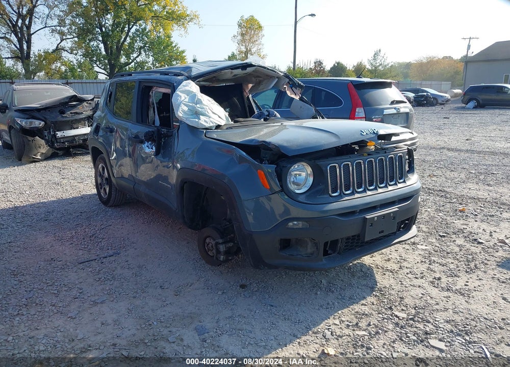 2017 JEEP RENEGADE SPORT 4X4 VIN: ZACCJBAB3HPF38512