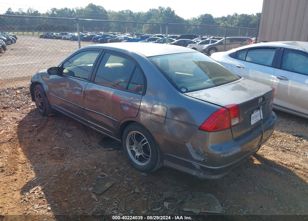 2004 HONDA CIVIC LX VIN: 2HGES16514H524267