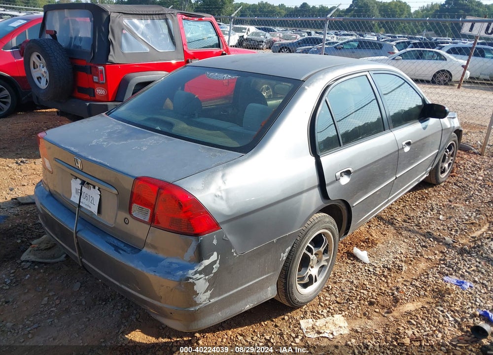 2004 HONDA CIVIC LX VIN: 2HGES16514H524267