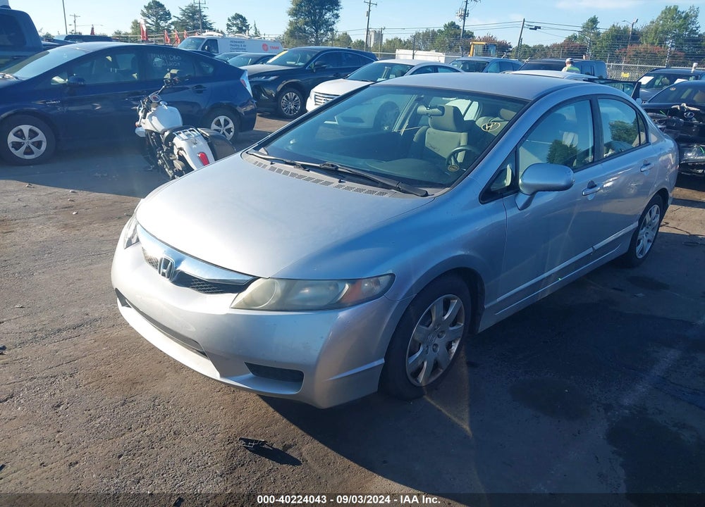 2010 HONDA CIVIC LX VIN: 19XFA1F53AE020056