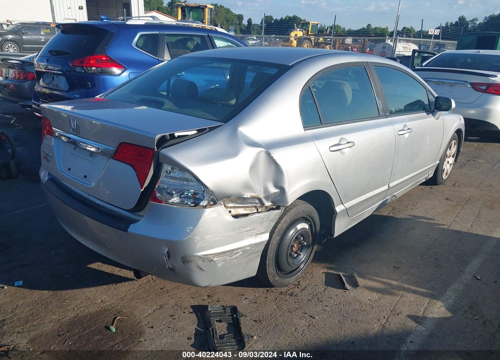 2010 HONDA CIVIC LX VIN: 19XFA1F53AE020056
