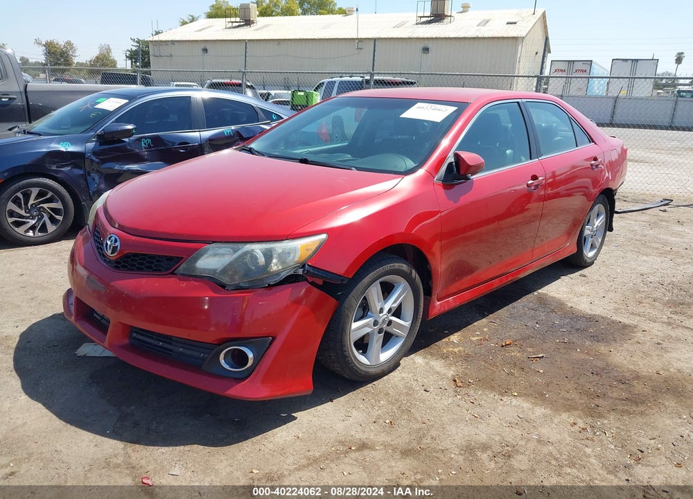 2012 TOYOTA CAMRY SE VIN: 4T1BF1FK5CU606800