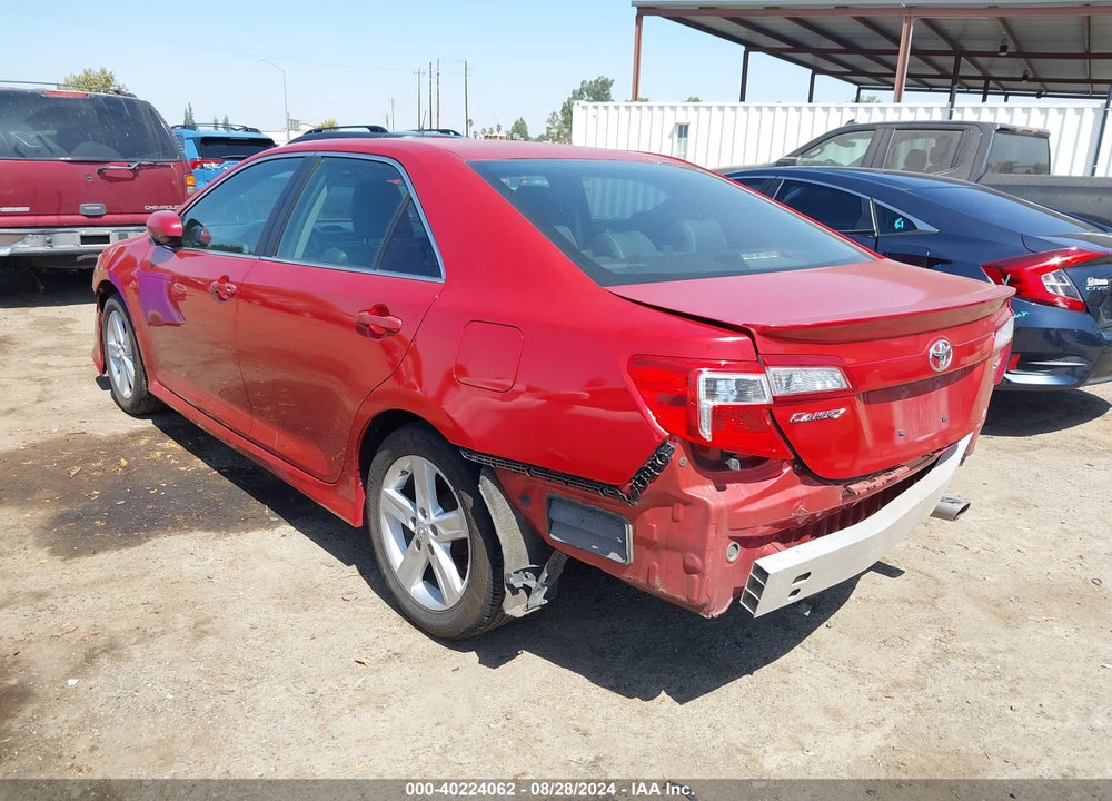 2012 TOYOTA CAMRY SE VIN: 4T1BF1FK5CU606800