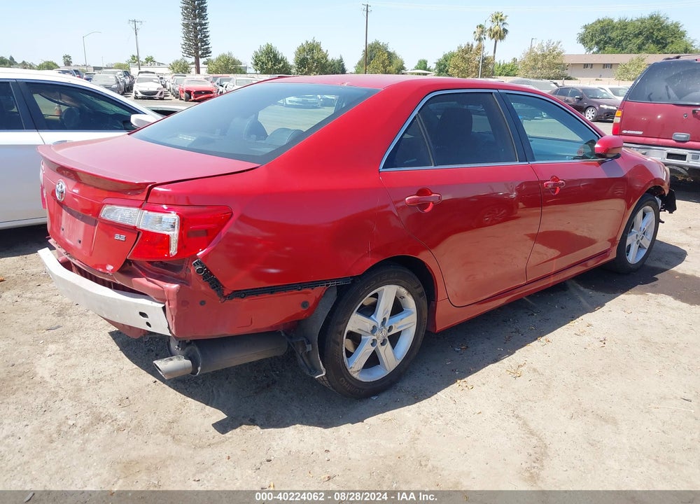 2012 TOYOTA CAMRY SE VIN: 4T1BF1FK5CU606800