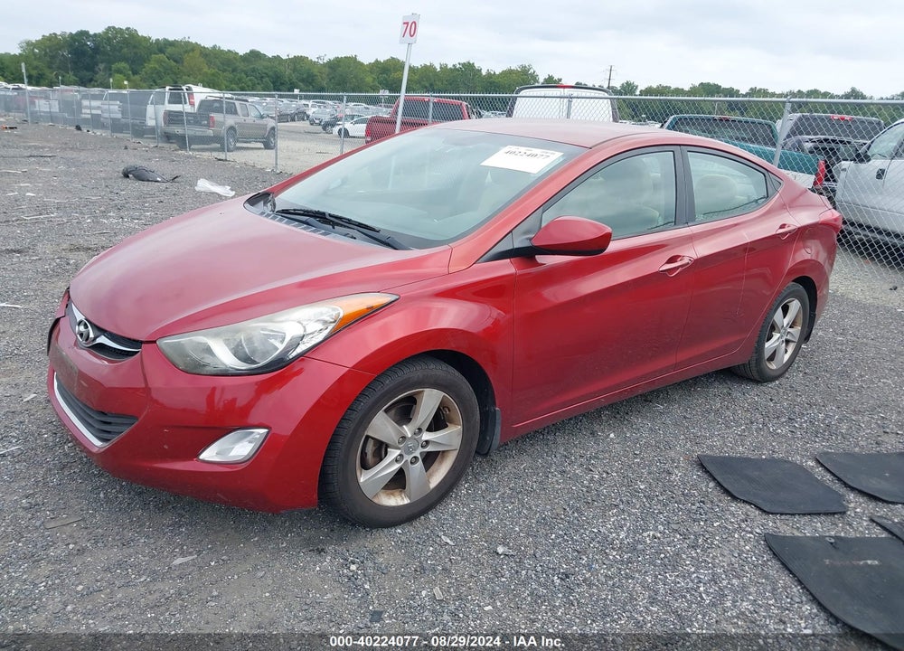 2013 HYUNDAI ELANTRA GLS VIN: 5NPDH4AE9DH368889