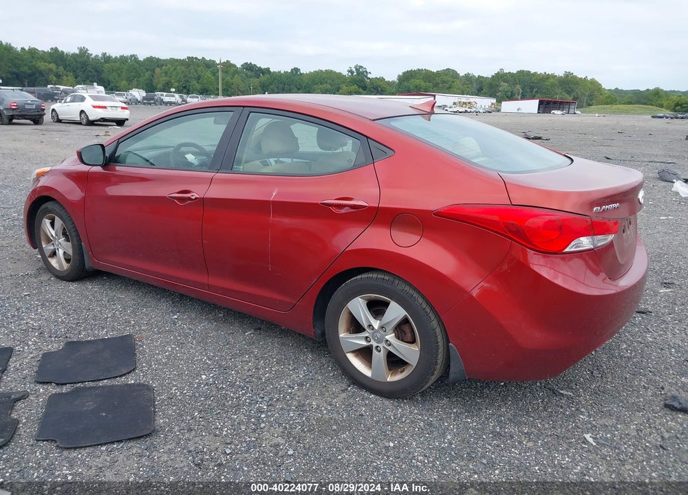 2013 HYUNDAI ELANTRA GLS VIN: 5NPDH4AE9DH368889