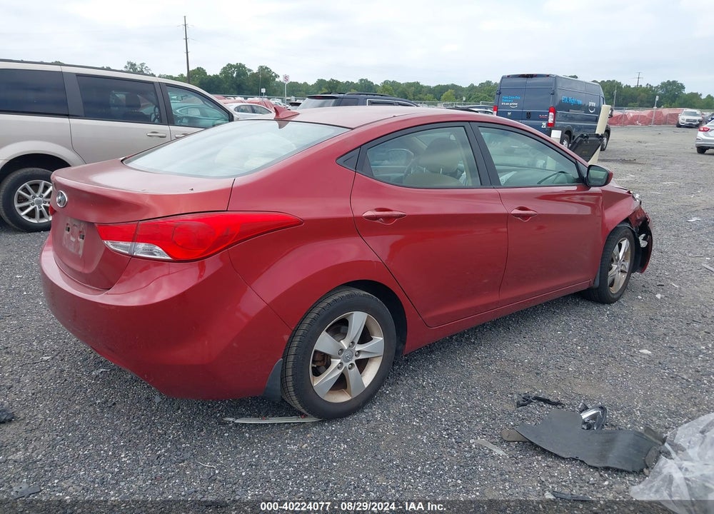 2013 HYUNDAI ELANTRA GLS VIN: 5NPDH4AE9DH368889