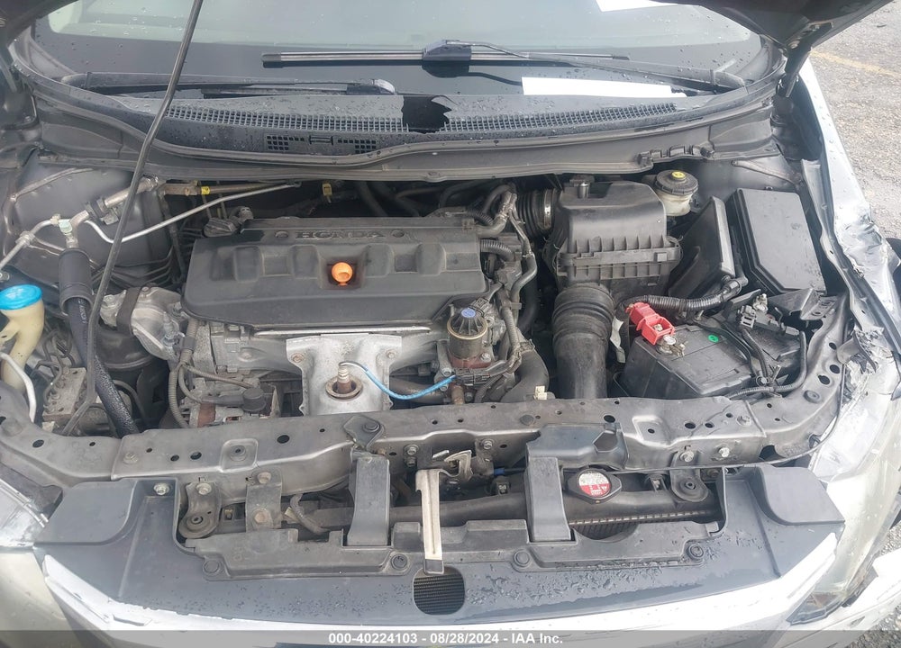 2012 HONDA CIVIC LX VIN: 19XFB2F54CE104599