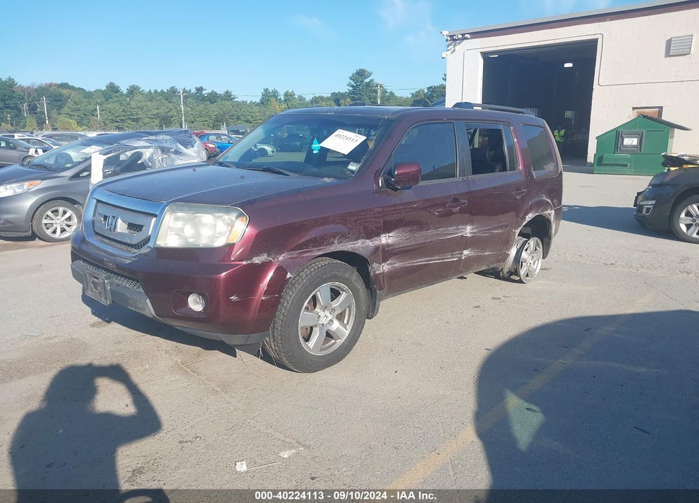 2011 HONDA PILOT EX-L VIN: 5FNYF4H64BB057517