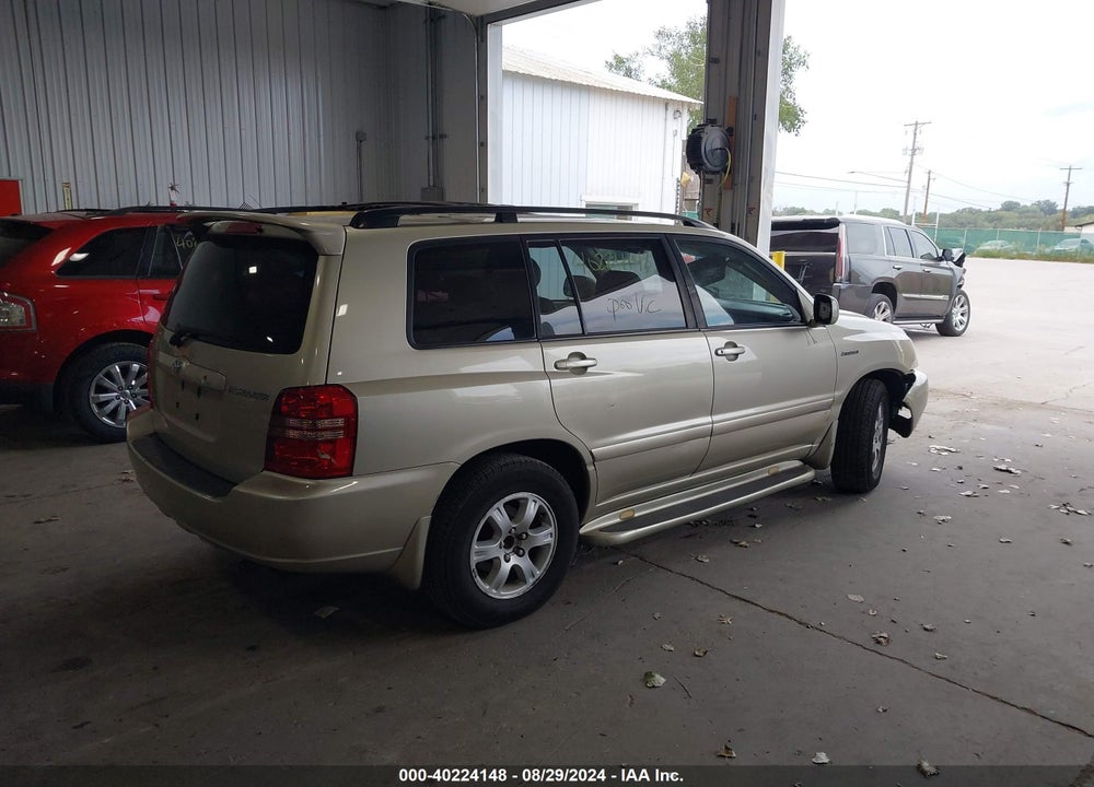 2003 TOYOTA HIGHLANDER LIMITED V6 VIN: JTEGF21A430099163