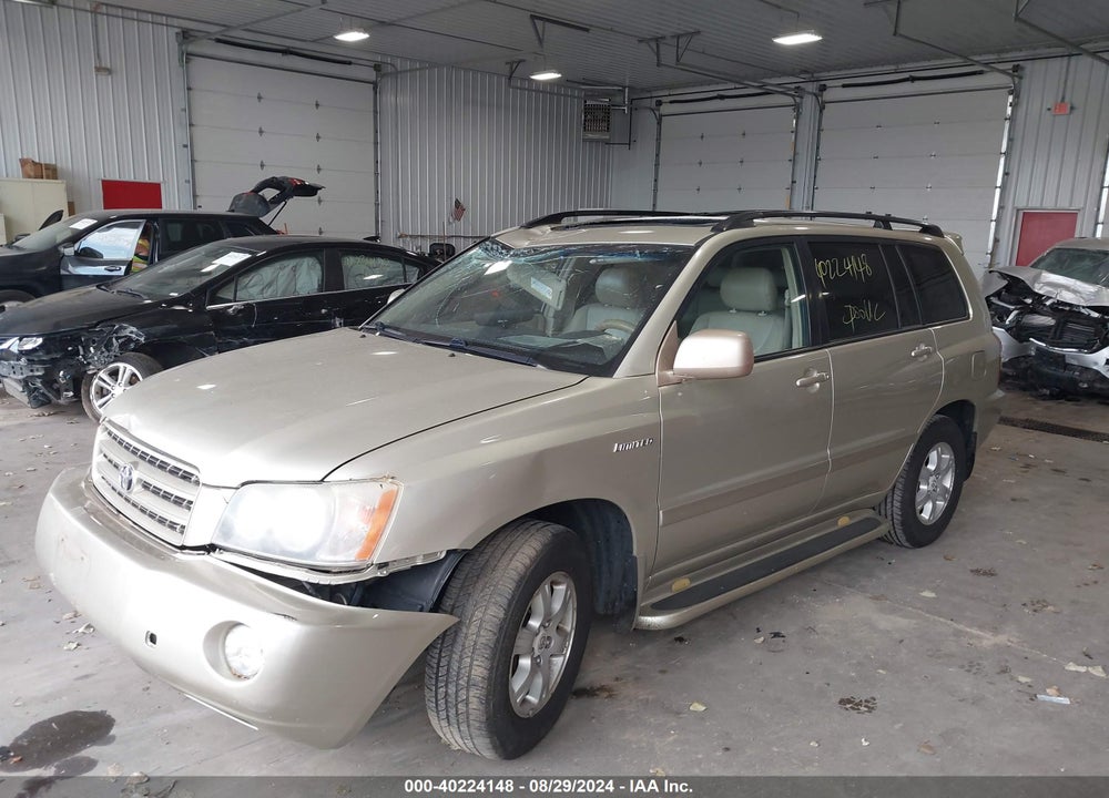 2003 TOYOTA HIGHLANDER LIMITED V6 VIN: JTEGF21A430099163
